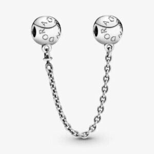 ✅Pandora Logo Safety Chain Charm